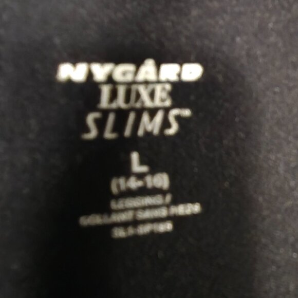Peter Nygard Luxe Slim Leopard Pattern Pants - Picture 3 of 3